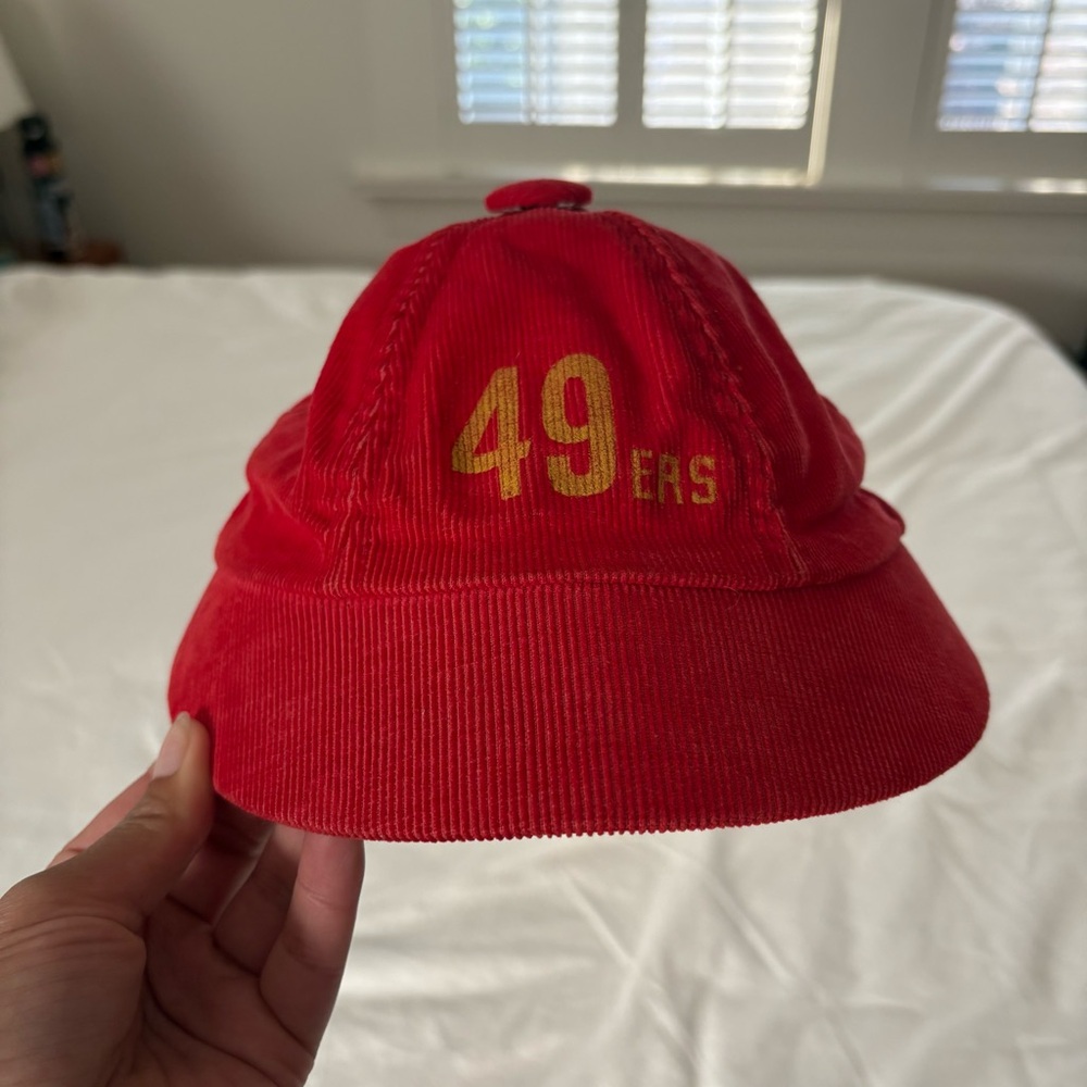 Vintage Red 49ers Cap